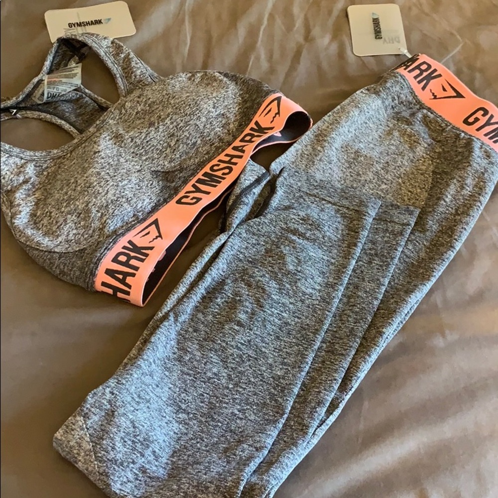 GYMSHARK FLEX LEGGINGS AND MATCHING BRA